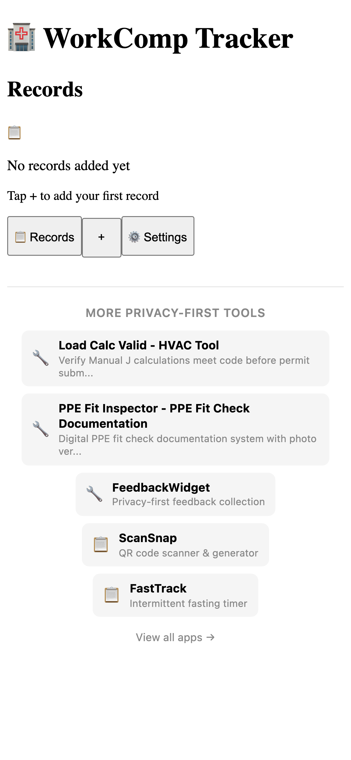 PPE Fit Inspector - PPE Fit Check Documentation Pro main interface